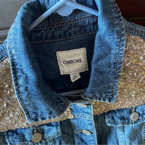 Cherokee Denim Jacket with sequins - Picture 4 of 4